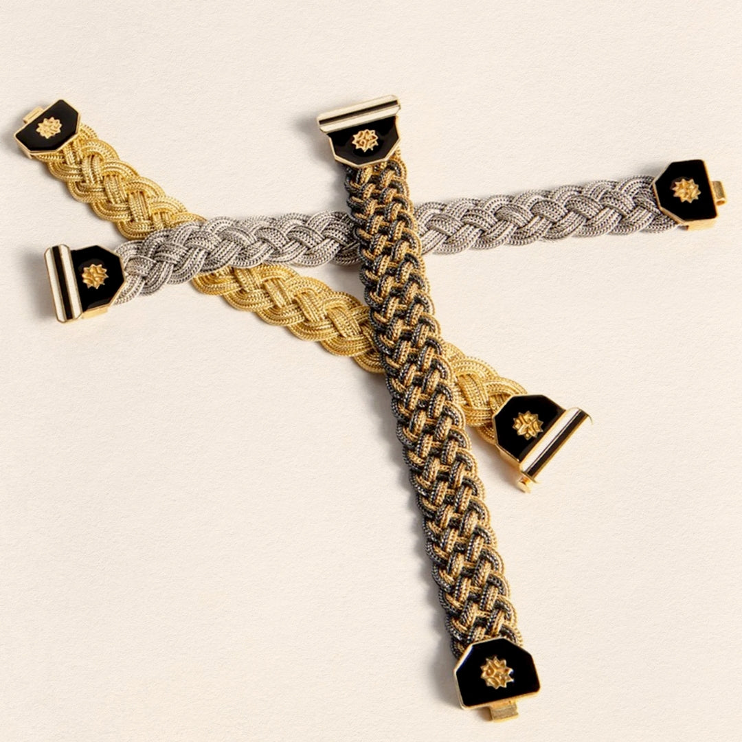 Adel Braid Bracelet Duo