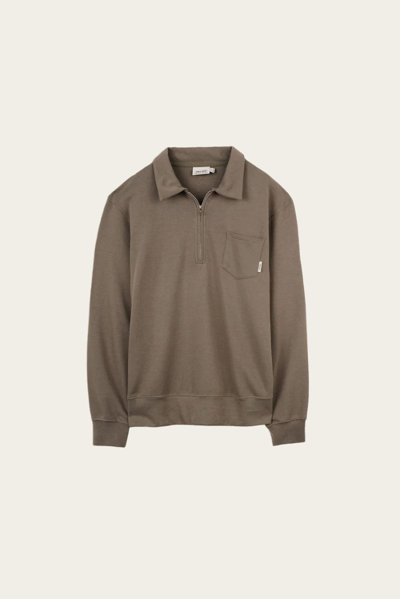 Dusty Olive Zipper