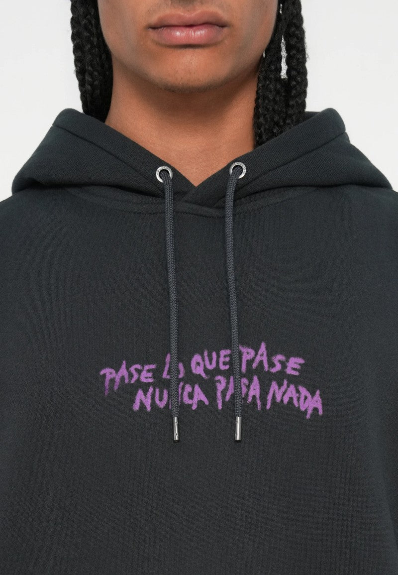 Hoodie Nunca Passa Po - BLACK