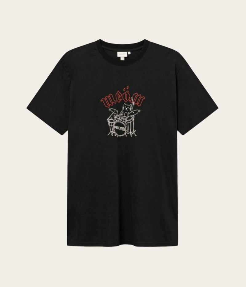 T-shirt Stockholm Meow Black