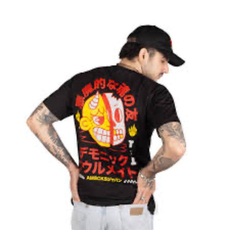 AMERICAN SOCKS T Shirt American Socks Soulmate - Black