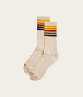 Revolution Socks 8908 Jaquard Crew Sock - Offwhite