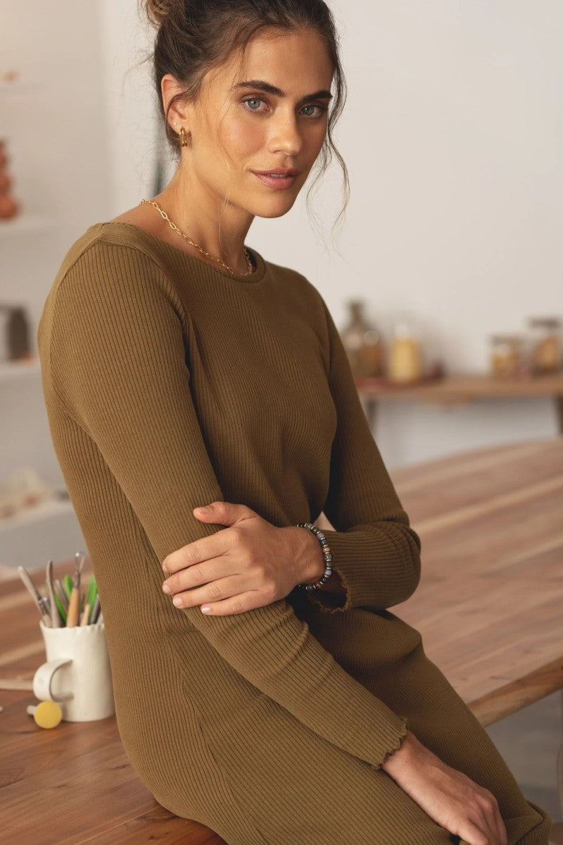 Ella Rib Dress