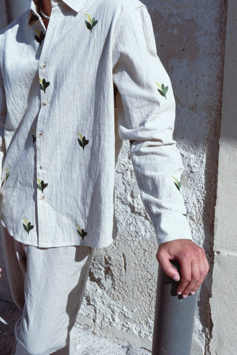 alba embroidered long sleeve shirt