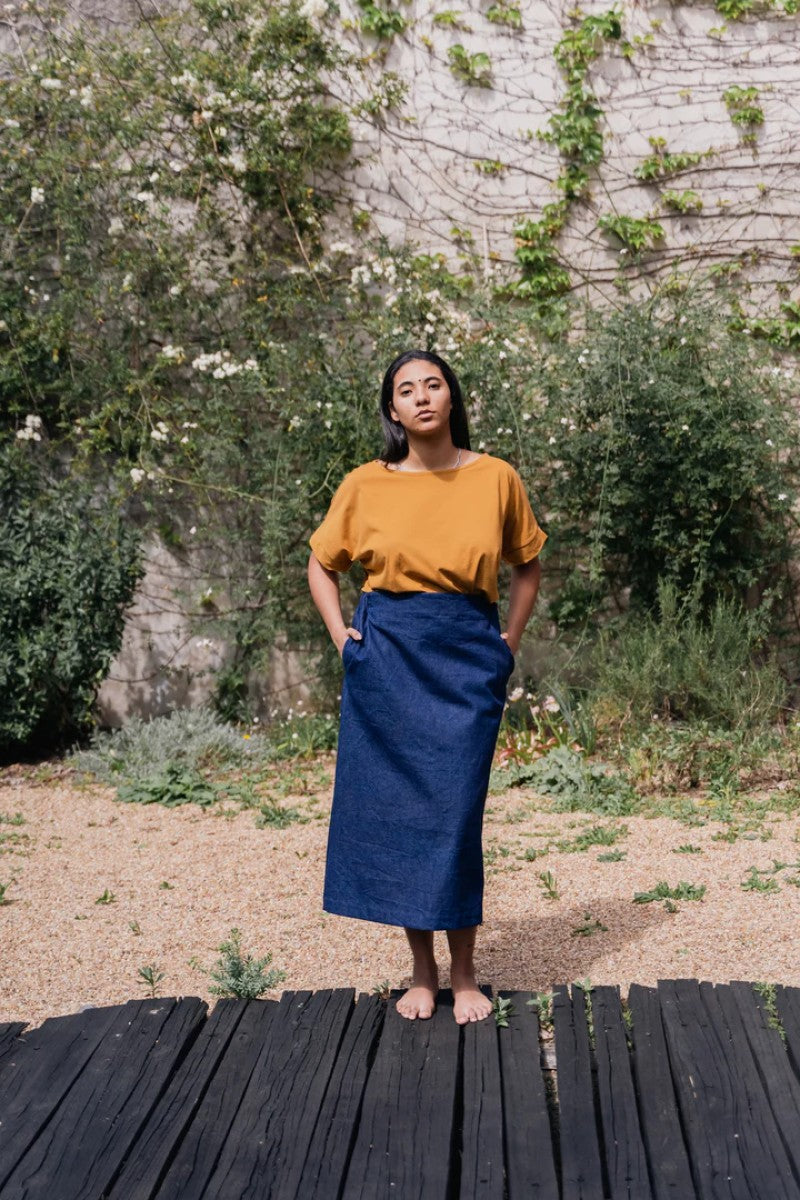 Boxy blouse - Mustard