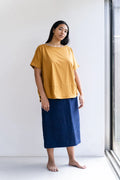 Boxy blouse - Mustard
