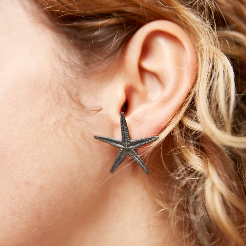 earrings asteroidea single