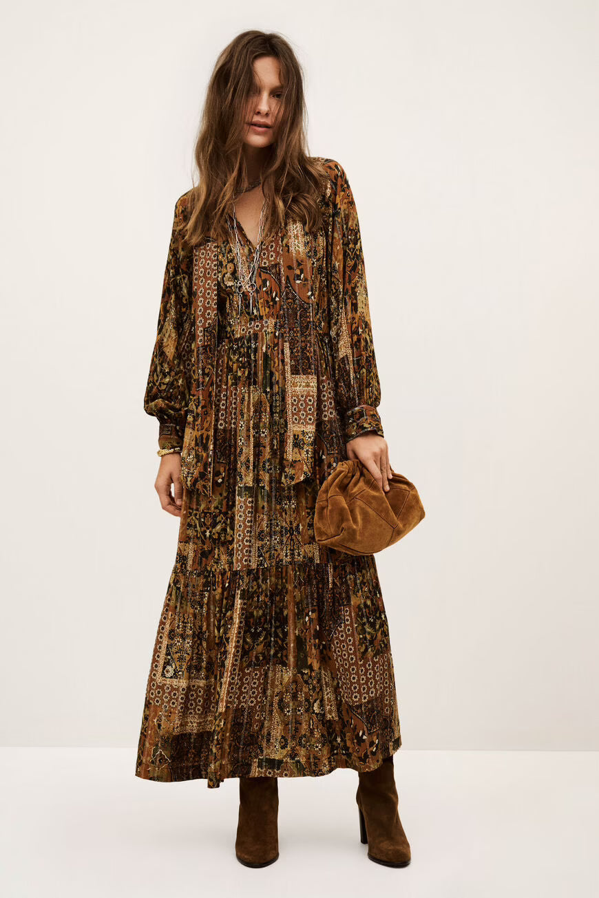 PIERTA vestido comprimento midaxi