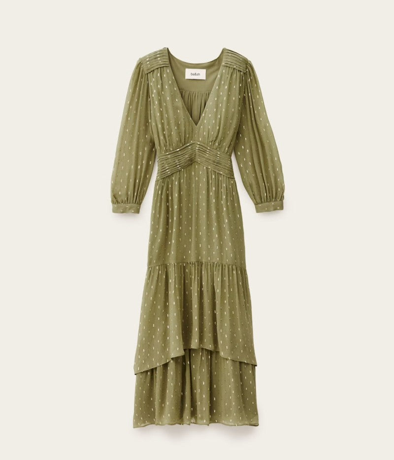 Tiered Dress MAIA Green