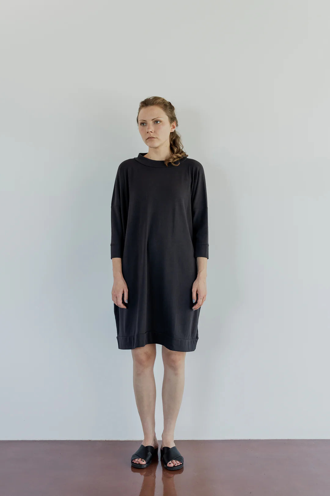 Square Dress in Gray