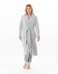 Peignoir en micropolaire FLOCON Gris Chine