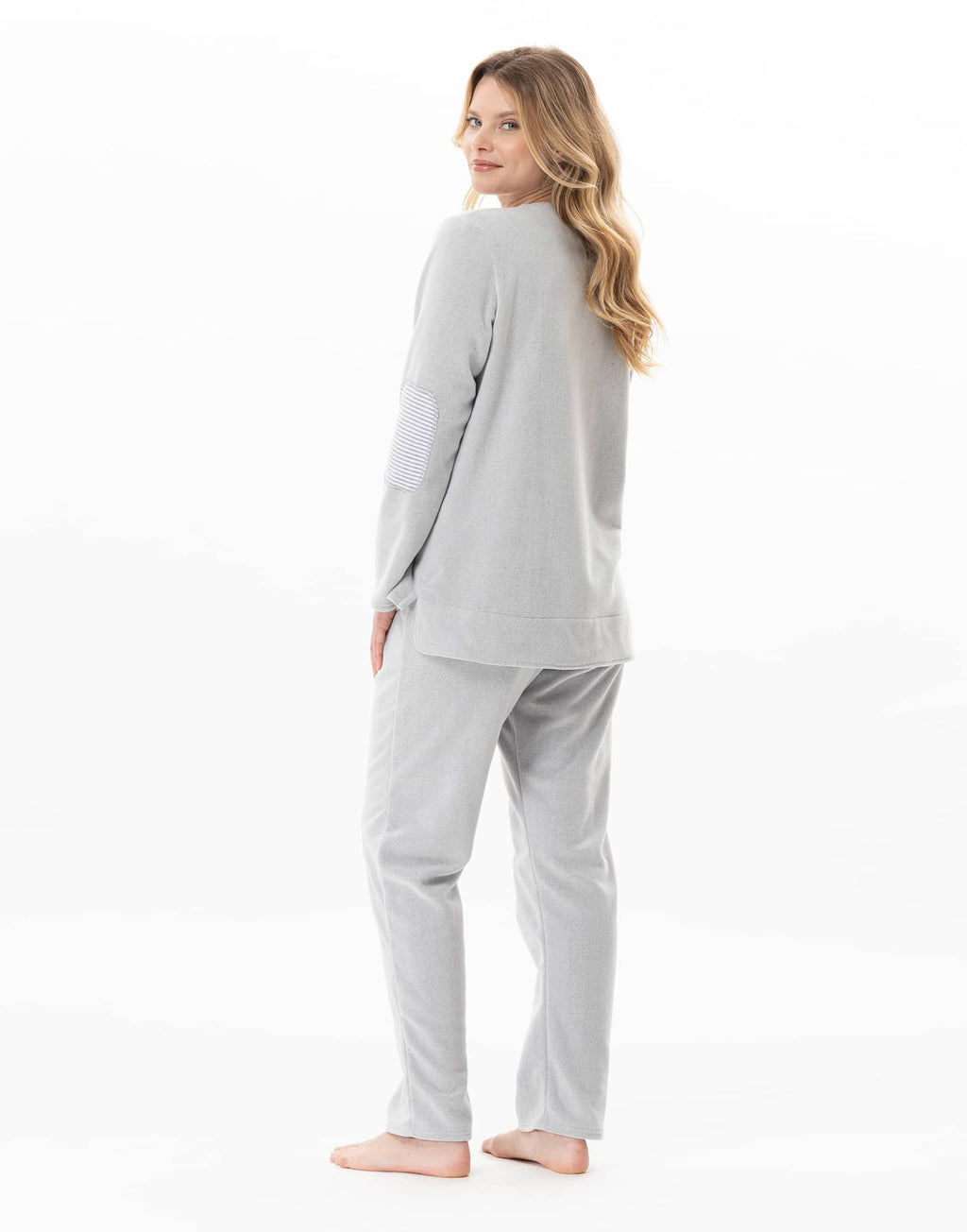Ensemble homewear en micropolaire FLOCON Gris Chine
