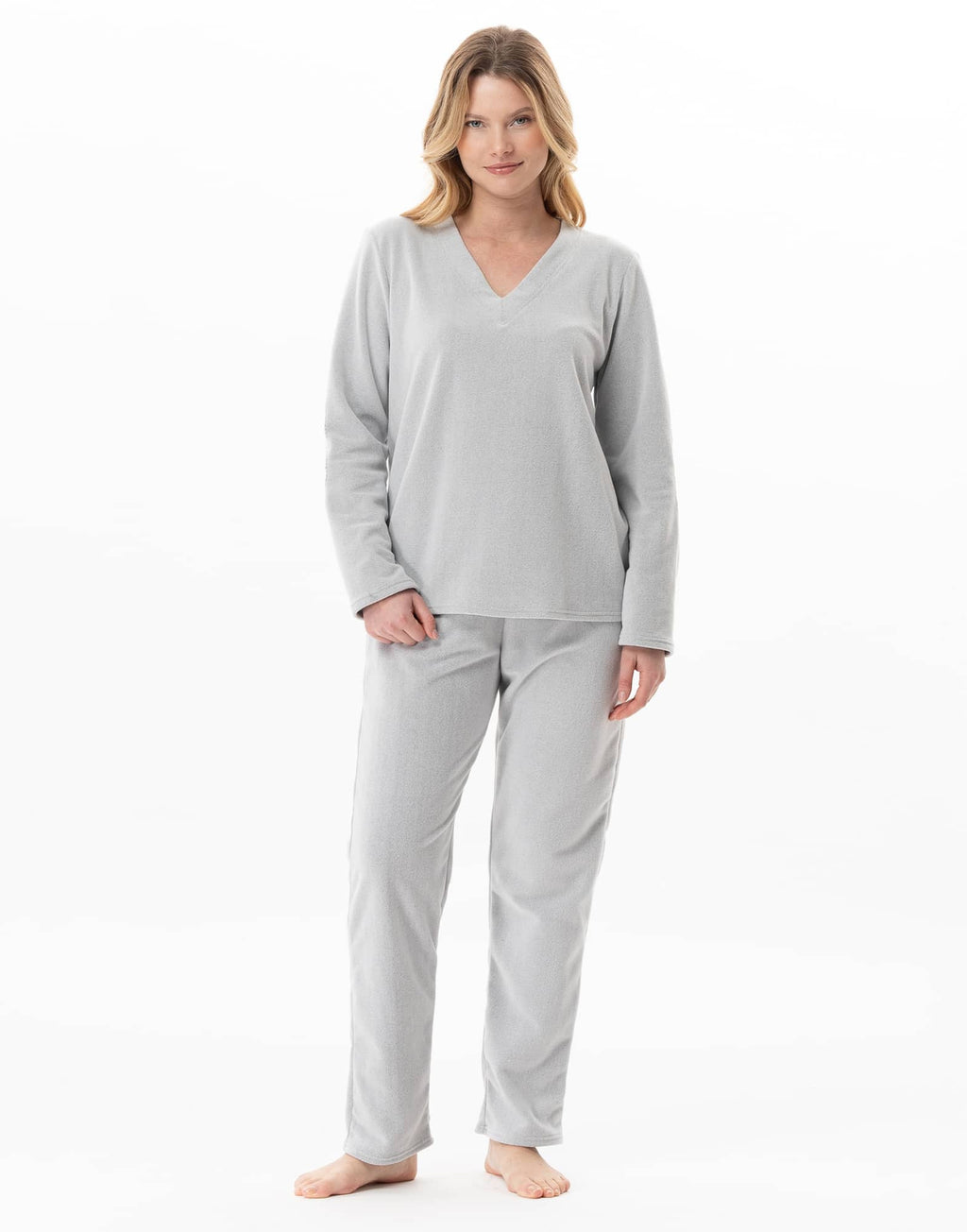 Ensemble homewear en micropolaire FLOCON Gris Chine