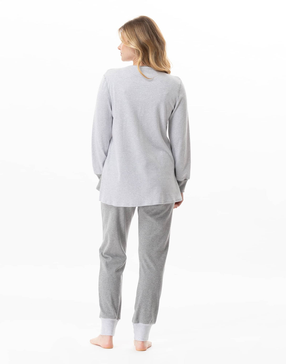 Pyjama en coton FLOCON Gris Chine