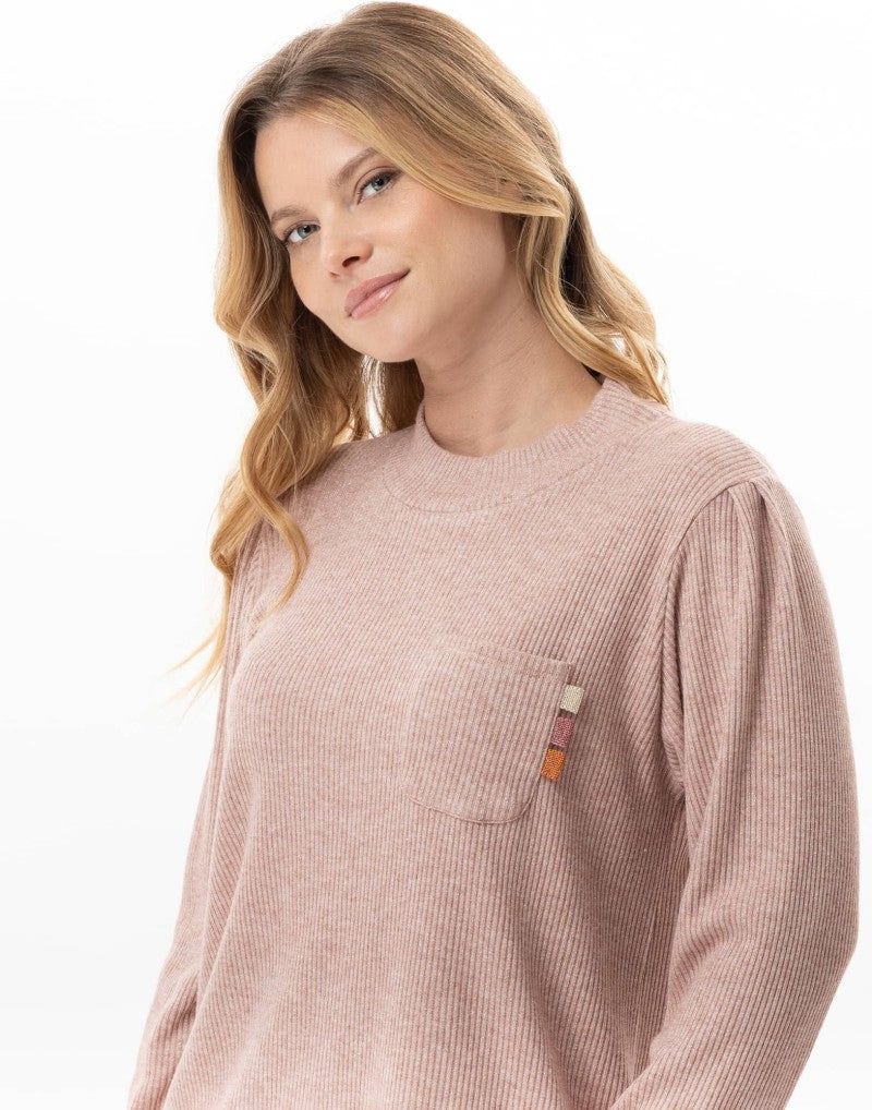 Ensemble homewear en maille tricot lurex KELLY Rose