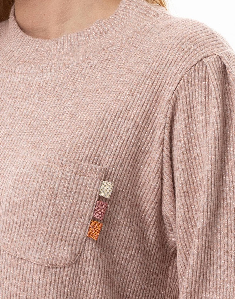 Ensemble homewear en maille tricot lurex KELLY Rose