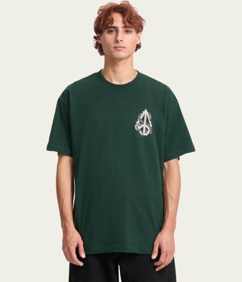 VOLCOM Tees Snake Peace Lse Sst - SCARAB