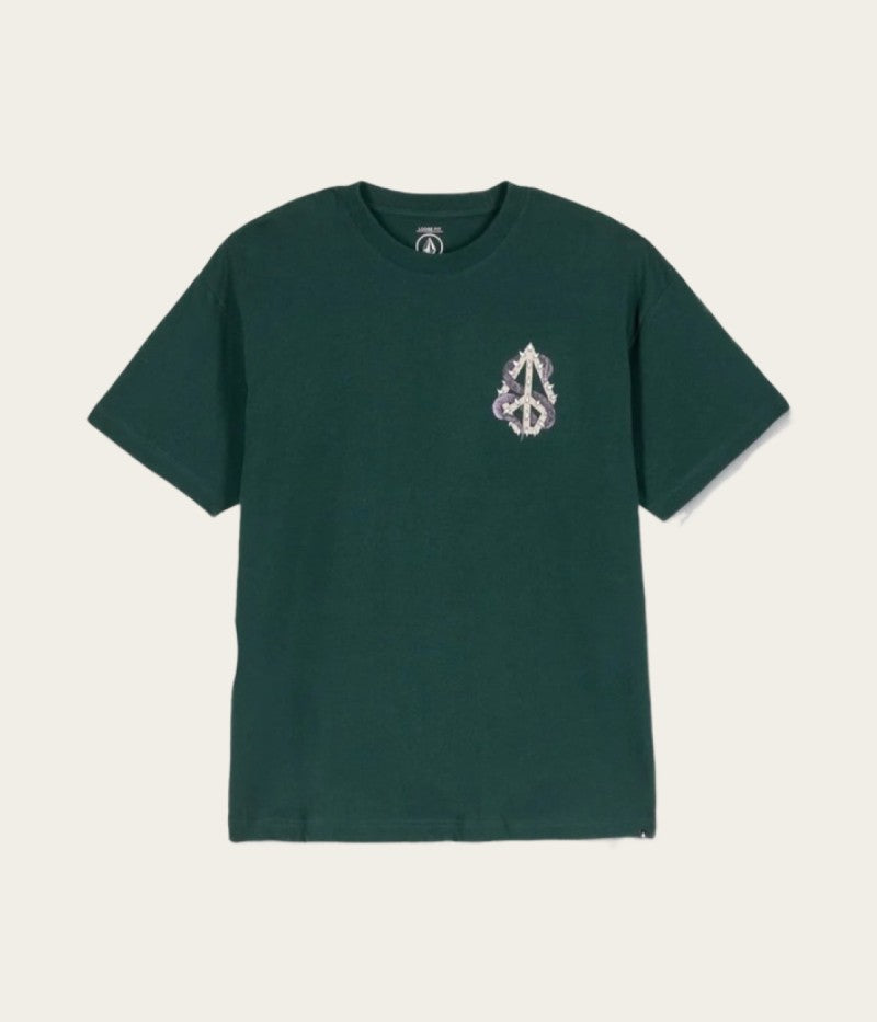 VOLCOM Tees Snake Peace Lse Sst - SCARAB