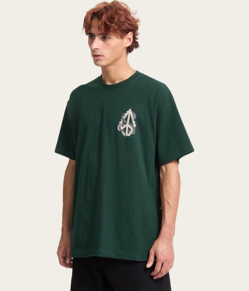 VOLCOM Tees Snake Peace Lse Sst - SCARAB