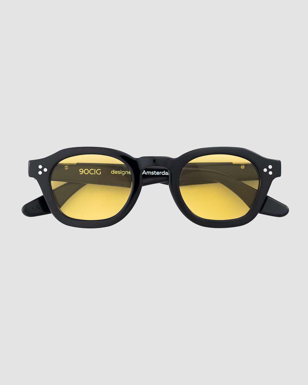 90CIG XXX03 SUNGLASSES IN BLACK & YELLOW