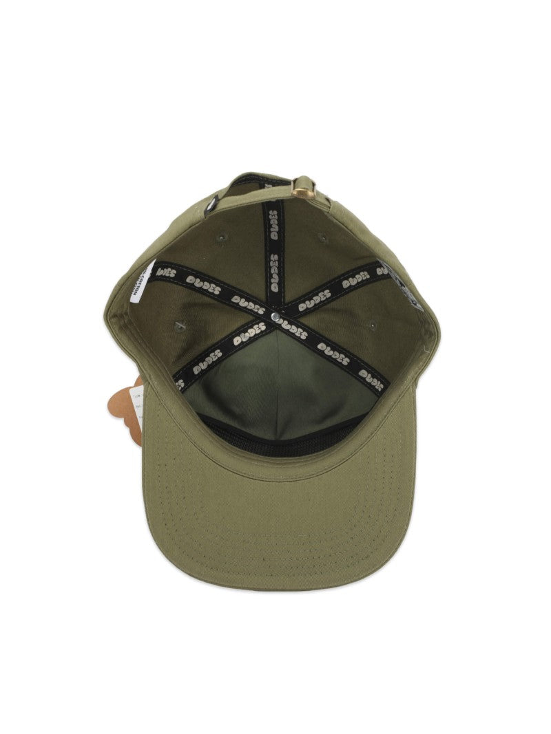 THE DUDES Tortoise Unstructured 5 Panel Cap - cedar green