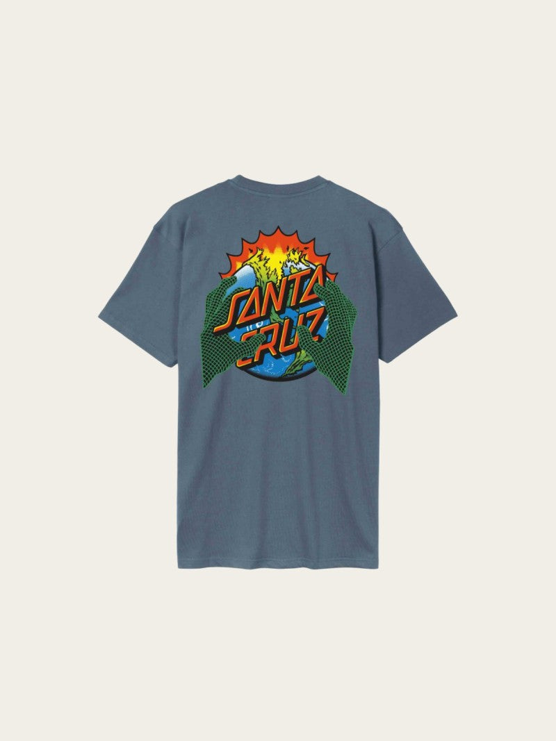 Santa Cruz T-Shirt Kendall End Of The Dot T-Shirt - Storm Grey