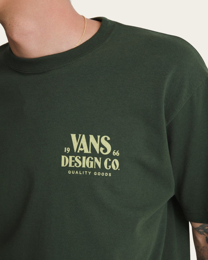 VANS T-Shirt Vans Hov Ss (M - Male)  - Dried Kelp