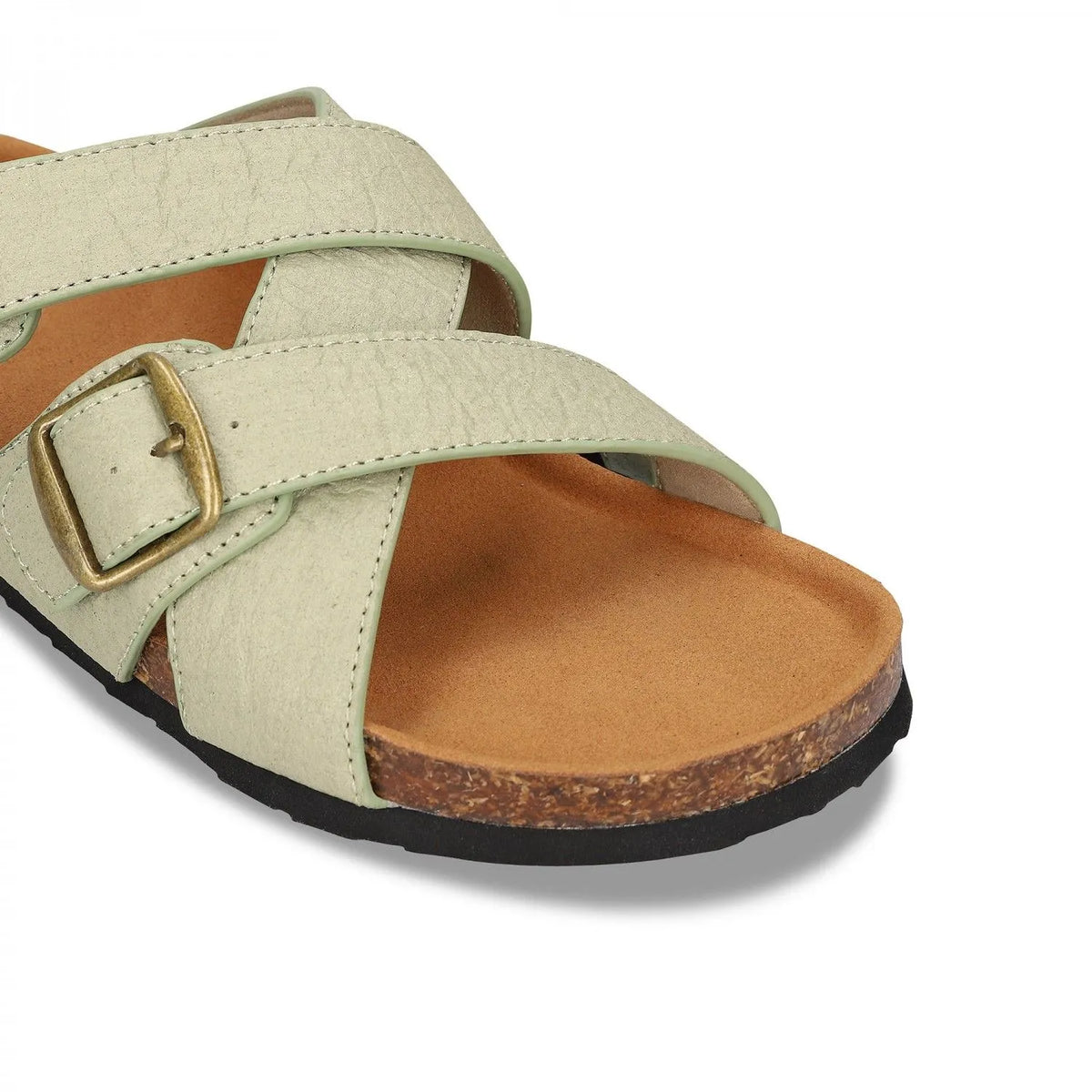 Samet Green Sandals