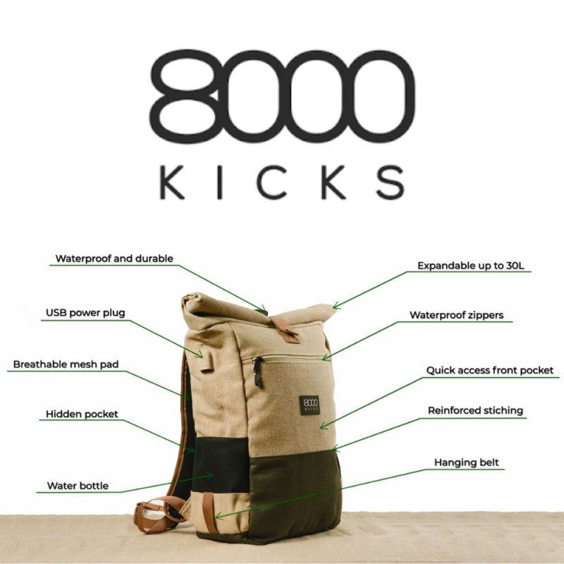 Hemp Backpack | 8000Kicks