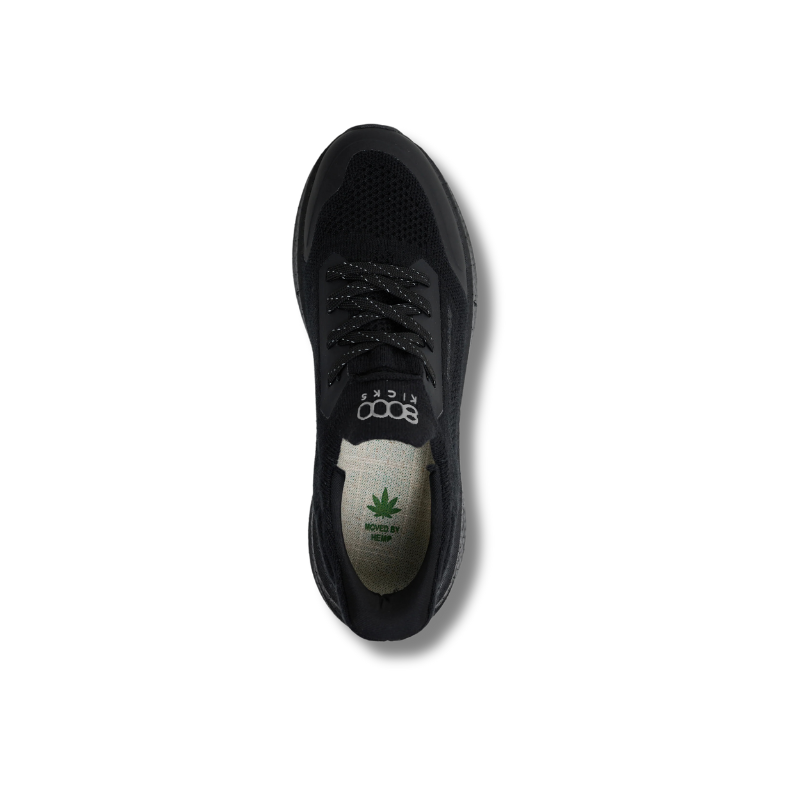 Hemp Runners Full Black | 8000Kicks