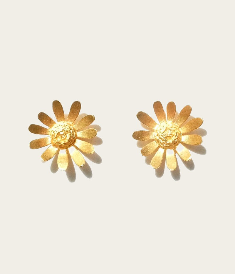 Simone S Golden Earrings
