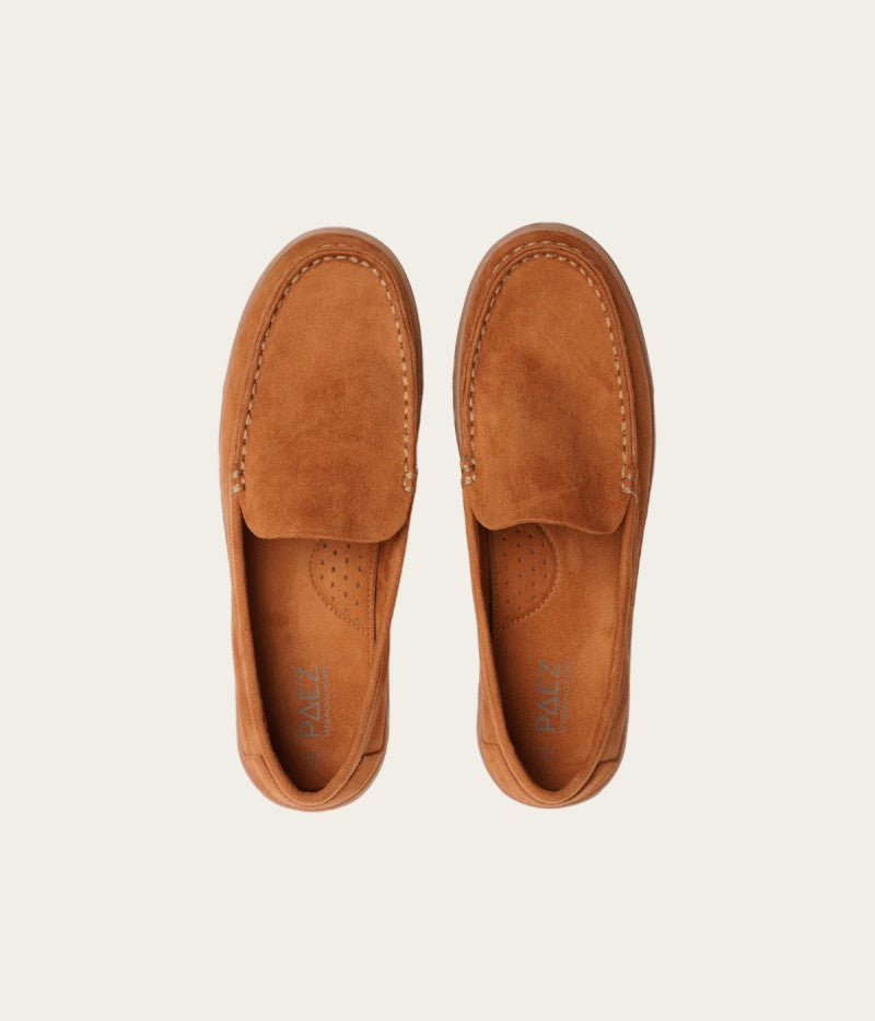 LOAFER VEGAN SUEDE GOLDEN