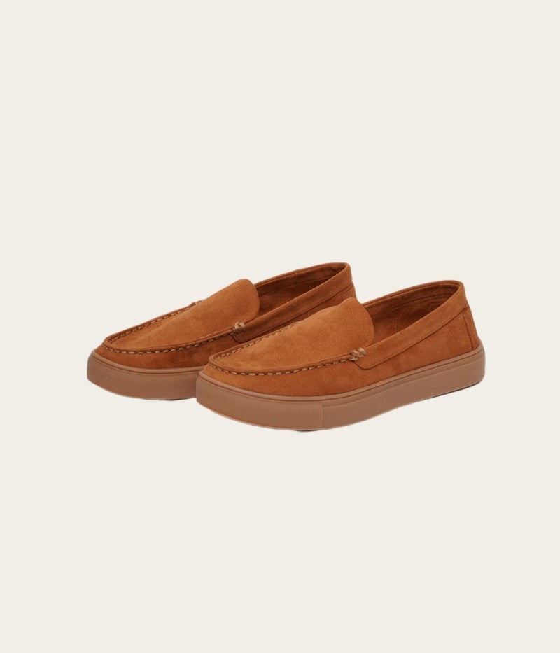 LOAFER VEGAN SUEDE GOLDEN