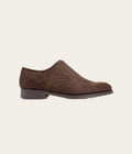 Sapatos Oxford Desportivos 100% Pele em Castanho Escuro