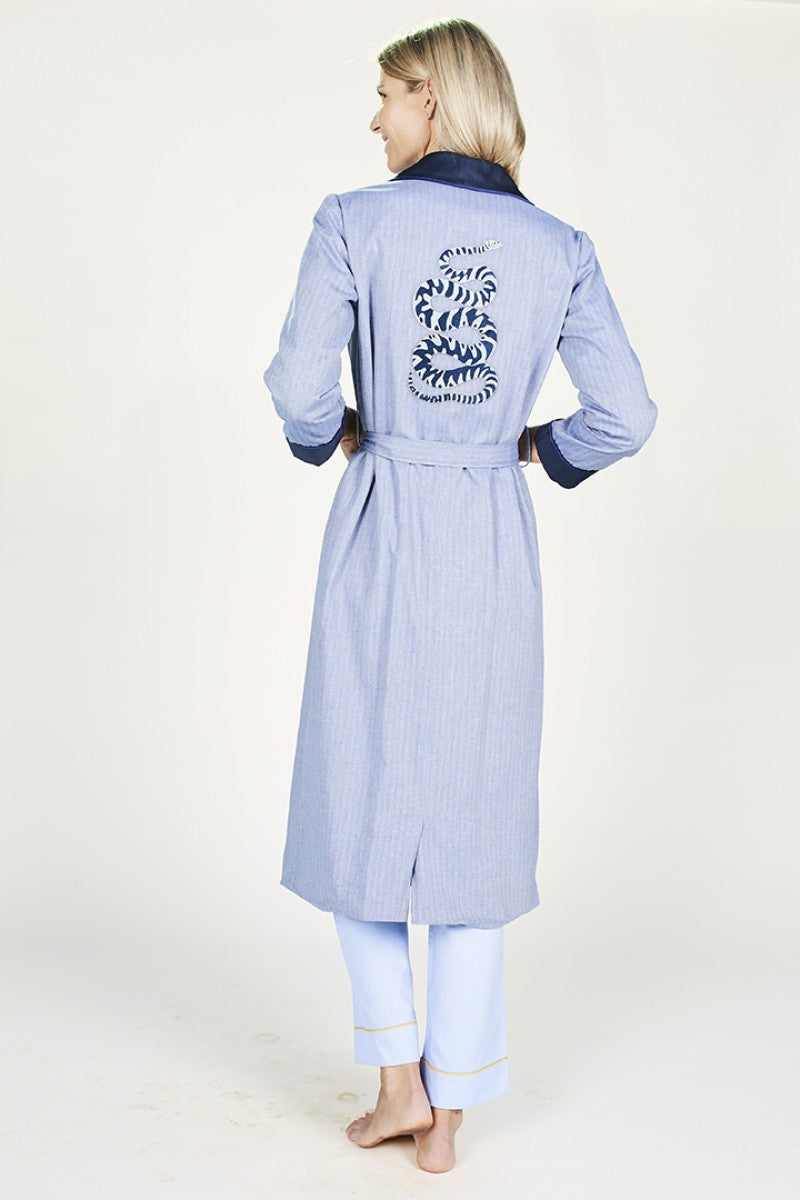 HERRINGBONE WOMEN`S  ROBE