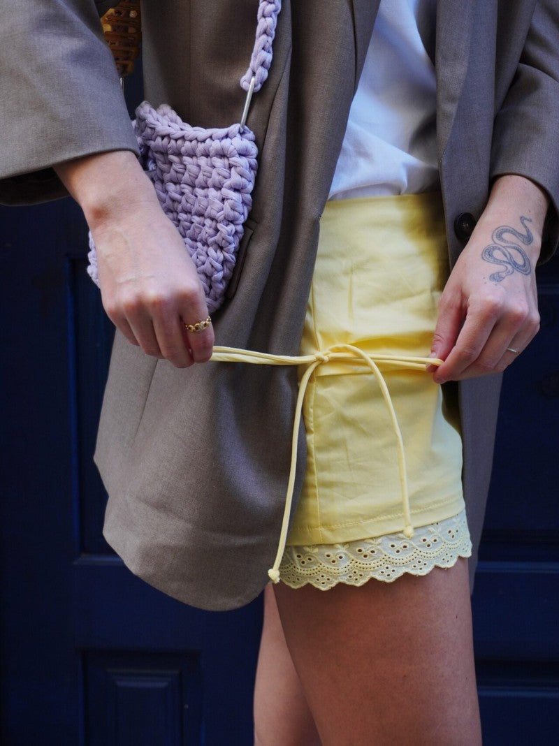 Yellow Mini Skirt