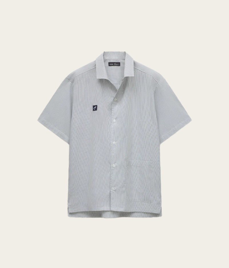 Check short sleeve shirt
