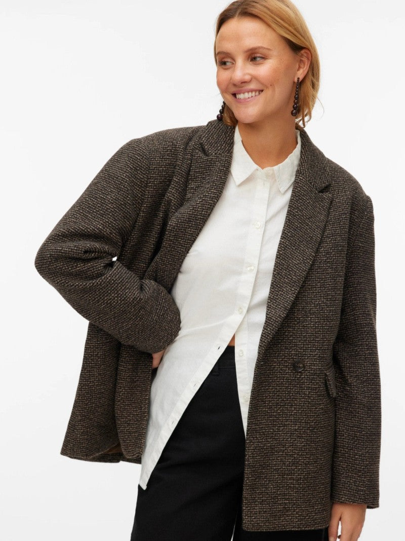 Awtalli Button-Front Coat