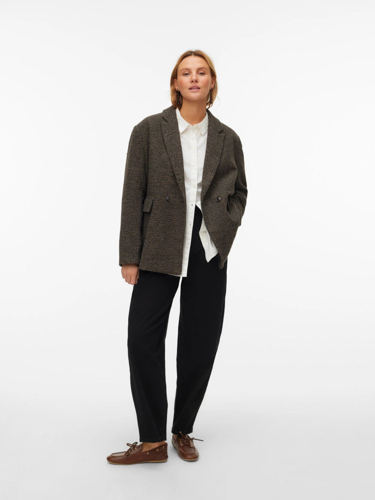 Awtalli Button-Front Coat