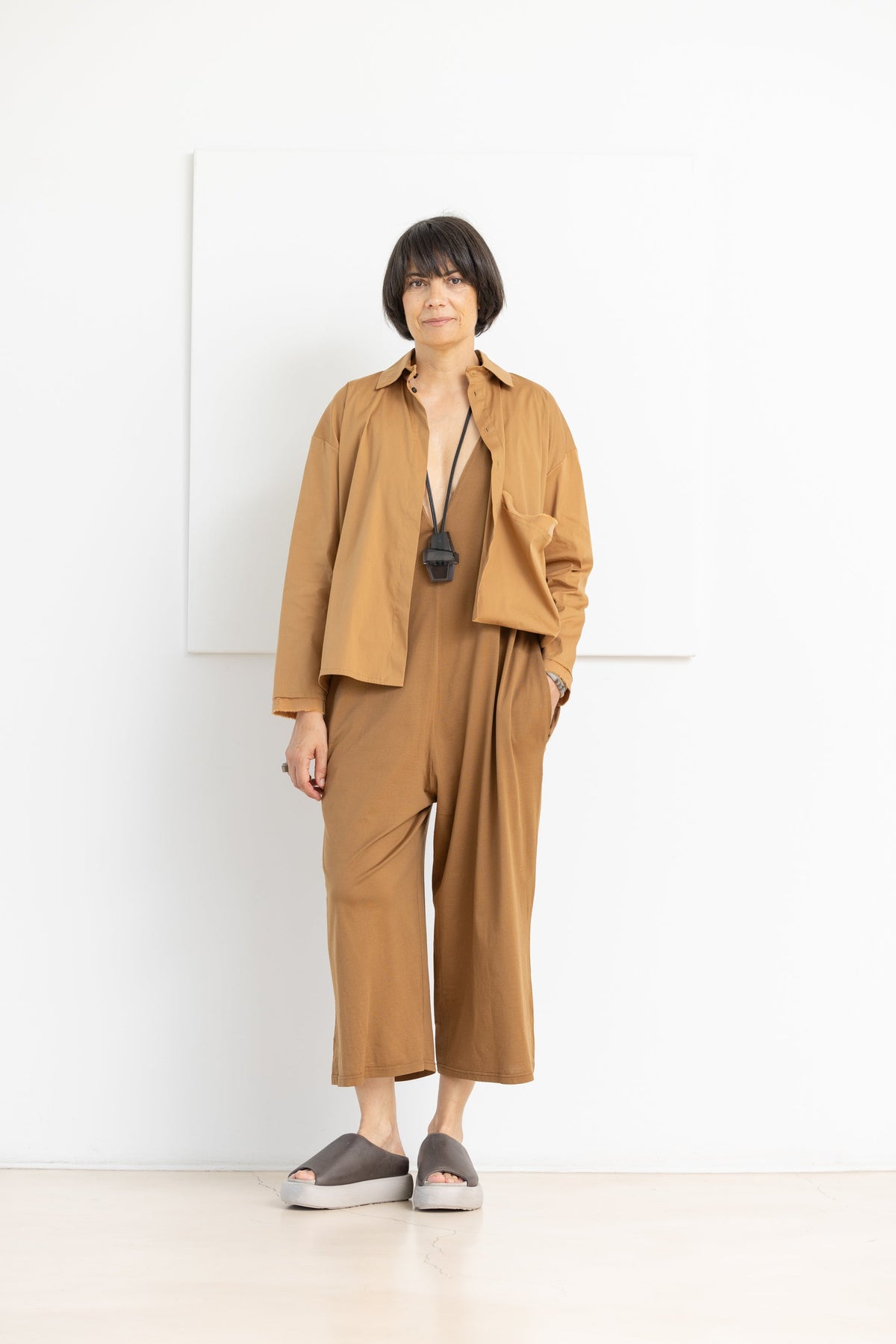 Rust Jumpsuit