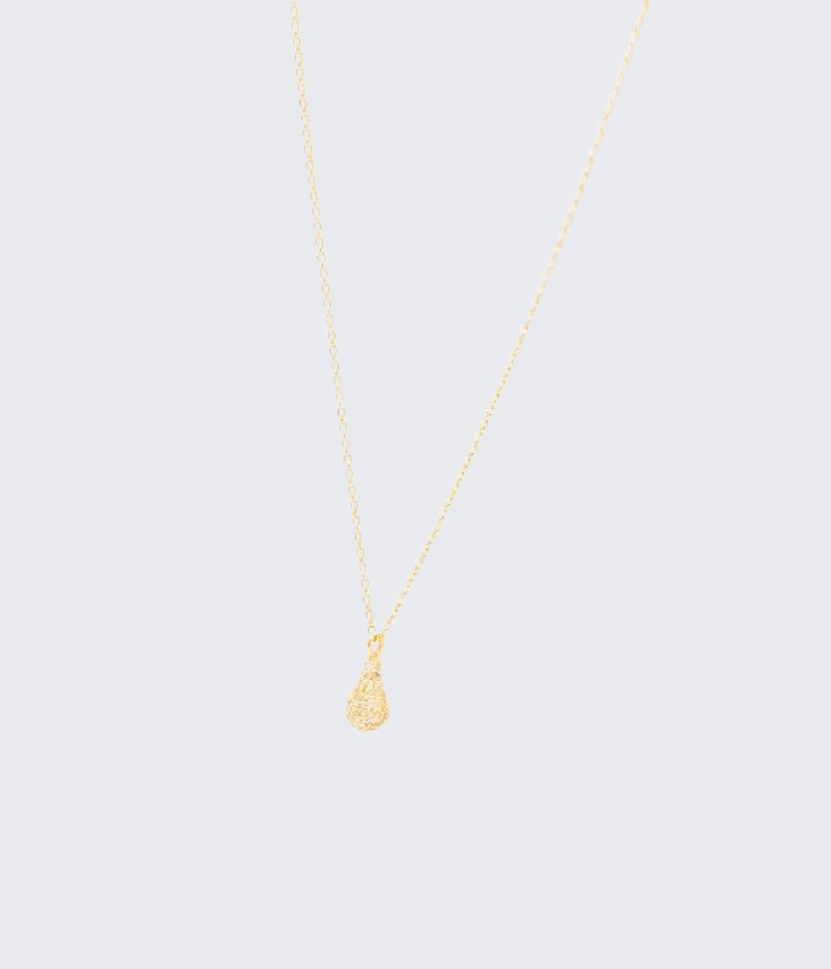 Drop Necklace with Zirconia