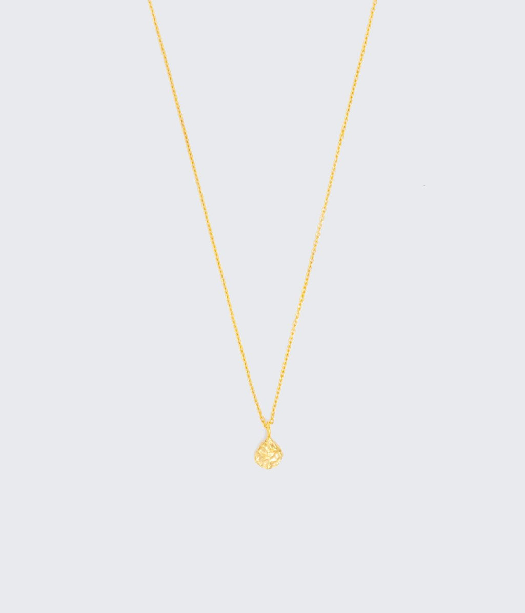 Hammered Drop Necklace