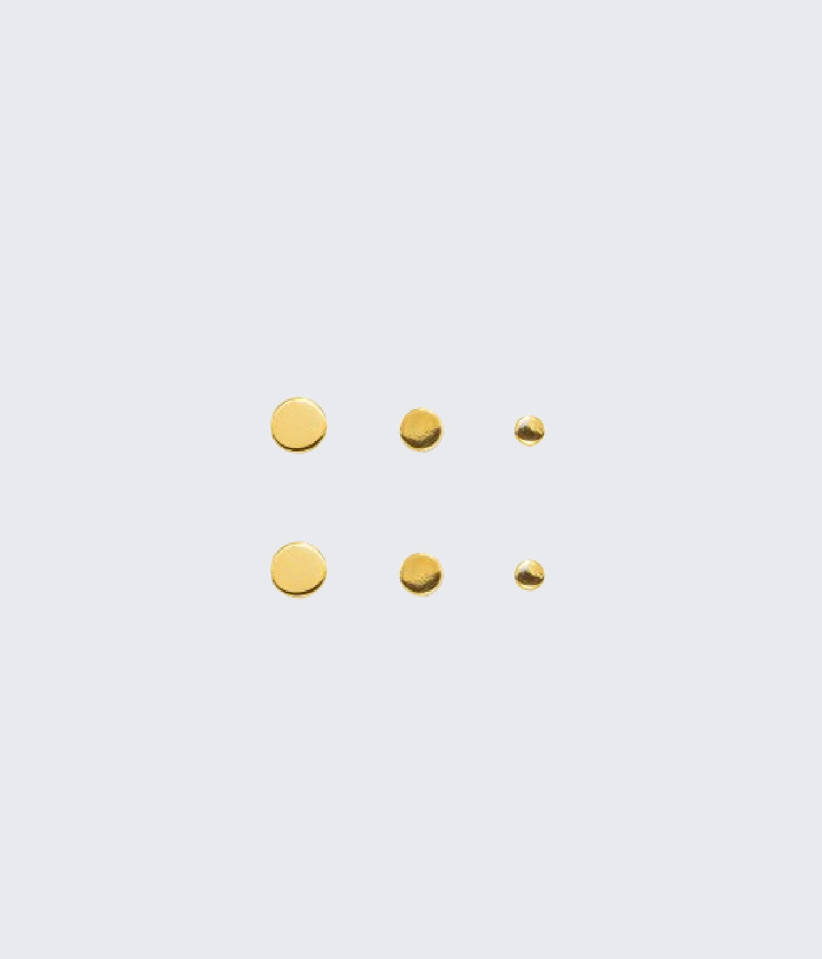 Gold Disc Earrings