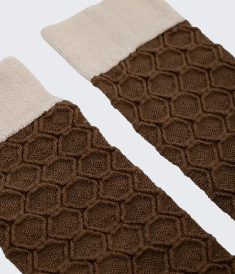 Rombos Brown Socks