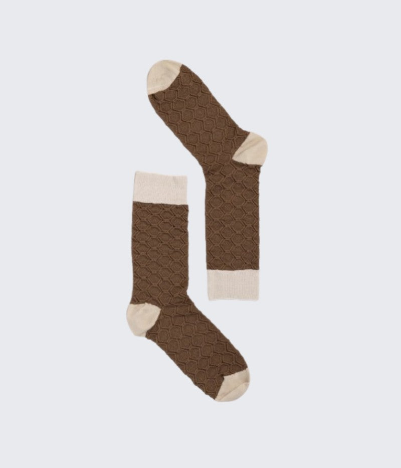 Rombos Brown Socks