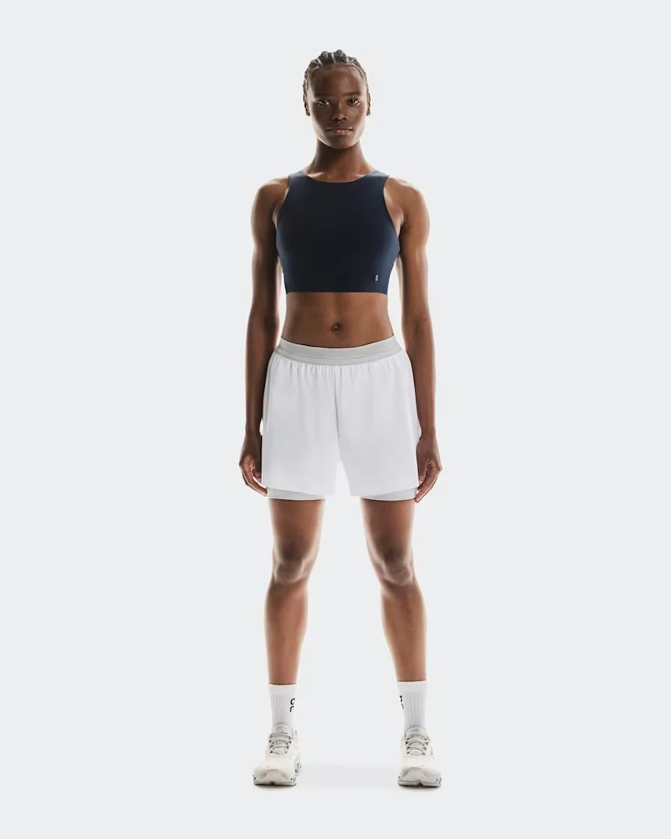 3" Performance 2/1 Shorts Women White