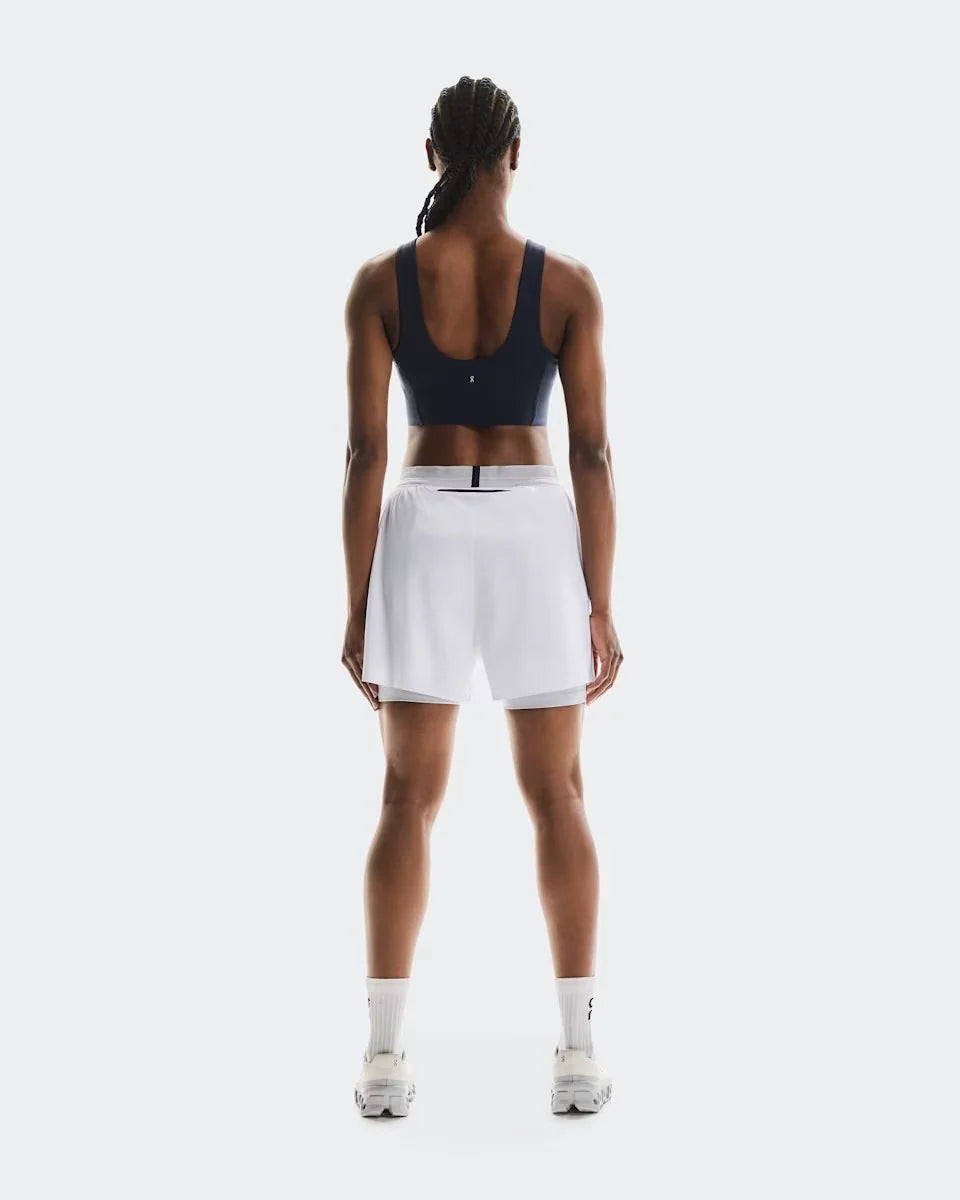 3" Performance 2/1 Shorts Women White