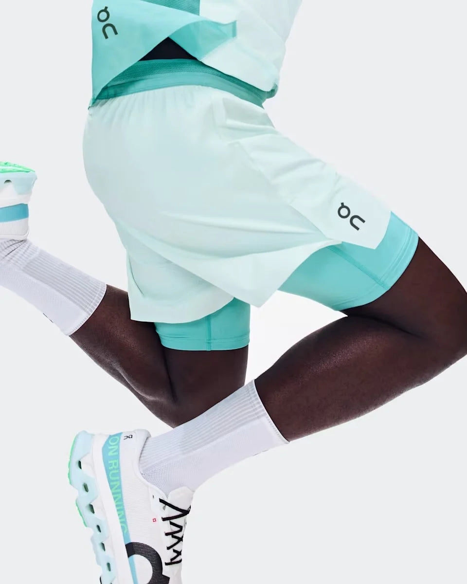 5" Performance 2/1 Men's Sports Shorts - Aquamarine