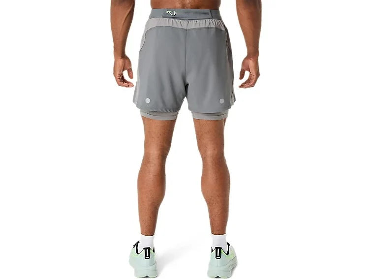 ROAD 2-N-1 5IN SHORT CLAY GREY/STEEL GREY