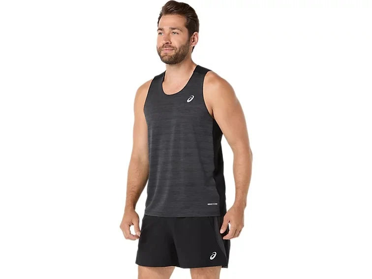 Road Singlet Performance Black